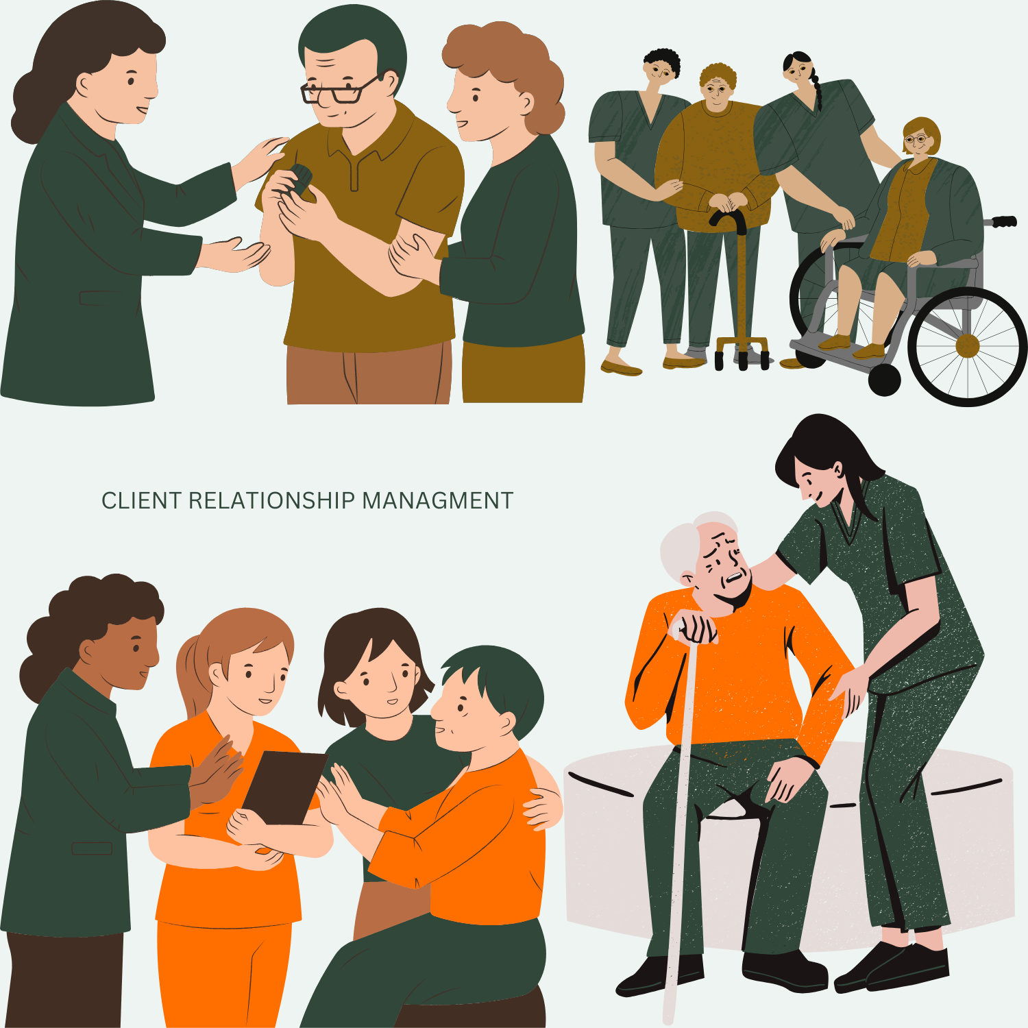 A digital marketing strategy concept with a focus on increasing patient numbers through online presence.